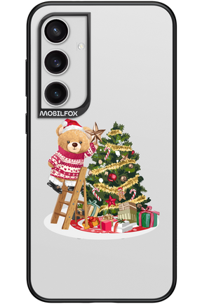 Christmas Bear (Transparent) - Samsung Galaxy S24+