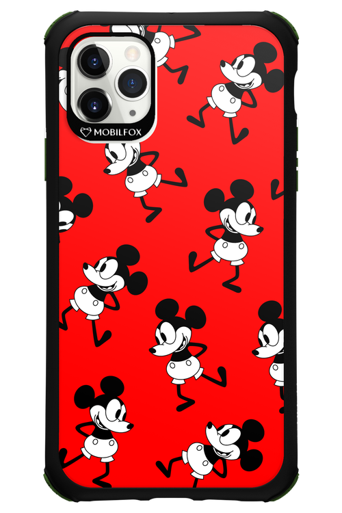 Iconic Mouse (red pattern) - Apple iPhone 11 Pro Max