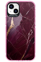 Burgundy Marble - Apple iPhone 14 Plus