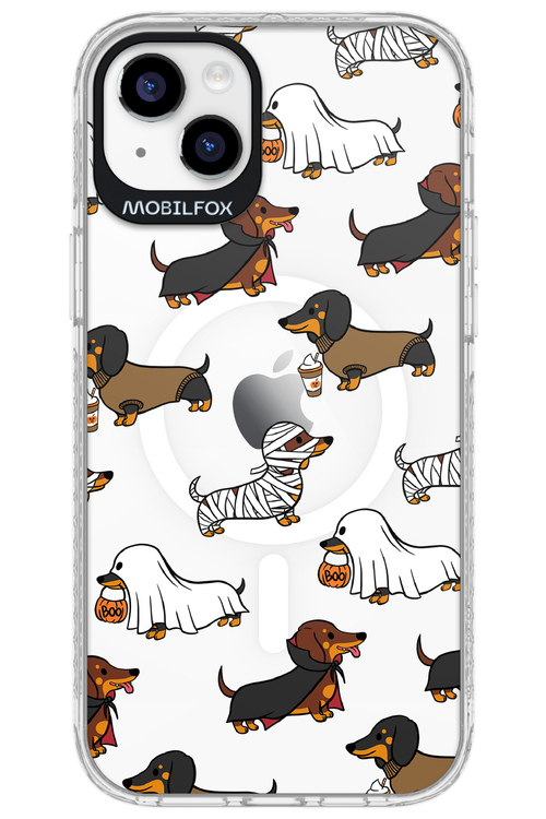 Scary Dachshund (Transparent) - Apple iPhone 14 Plus