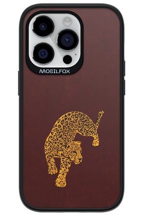 Burgundy Leopard - Apple iPhone 14 Pro