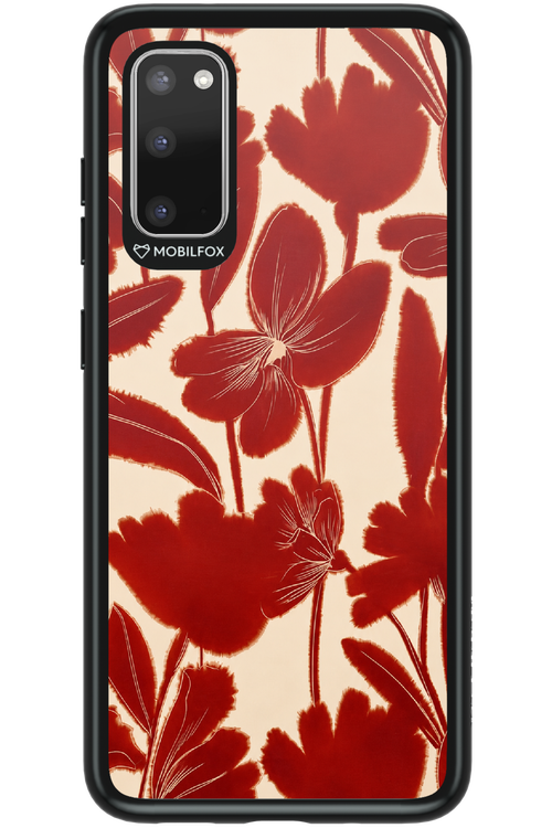 Burgundy Flowers 2.0 - Samsung Galaxy S20