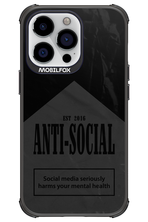ANTI-SOCIAL (BLVCK) 2.0 - Apple iPhone 13 Pro