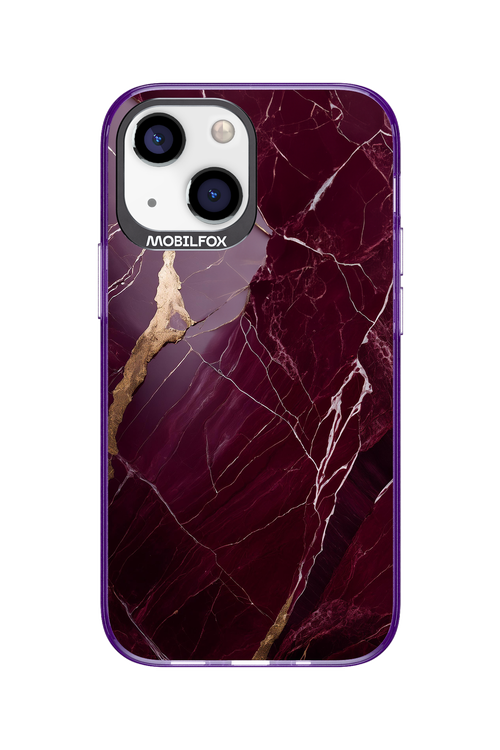Burgundy Marble - Apple iPhone 13 Mini