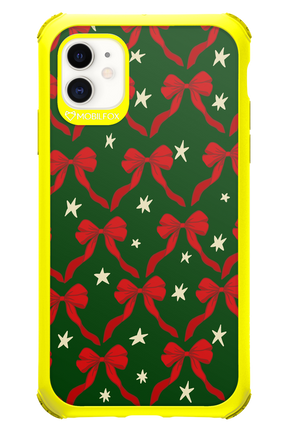 Bow & Stars (Green) - Apple iPhone 11