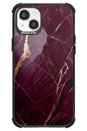 Burgundy Marble - Apple iPhone 14 Plus