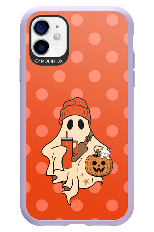 Ghost Girl (Orange) - Apple iPhone 11