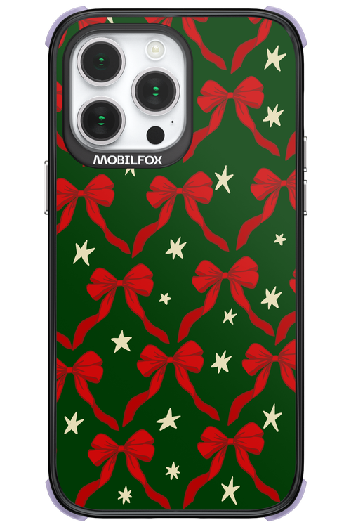 Bow & Stars (Green) - Apple iPhone 14 Pro Max