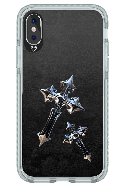 Chrome Crosses - Apple iPhone XS