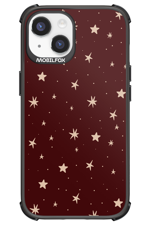Burgundy Stars - Apple iPhone 14