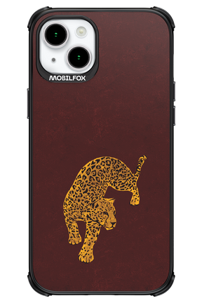 Burgundy Leopard - Apple iPhone 15 Plus