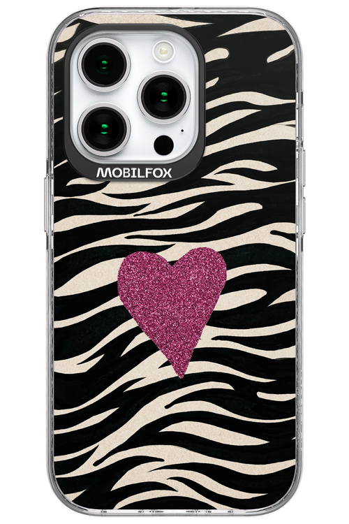 Zebra Heart 2.0 - Apple iPhone 15 Pro