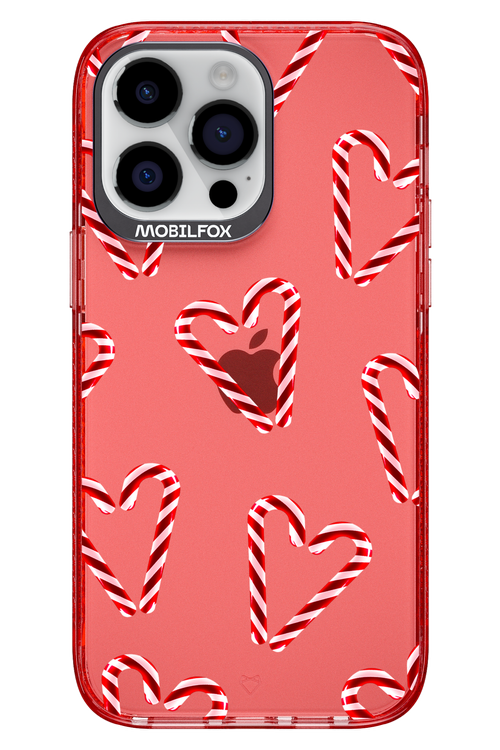 Candy Cane Hearts - Apple iPhone 14 Pro Max