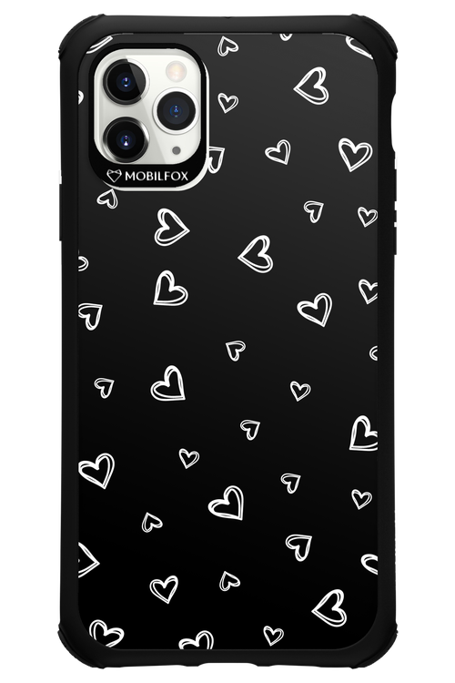 Monochrome Hearts 2.0 - Apple iPhone 11 Pro Max