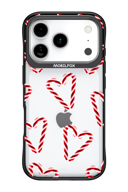 Candy Cane Hearts - Apple iPhone 17 Pro