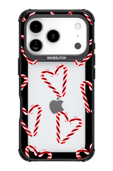 Candy Cane Hearts - Apple iPhone 17 Pro