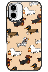 Scary Dachshund - Apple iPhone 16 Plus