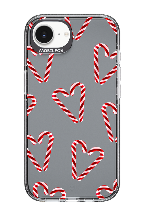 Candy Cane Hearts - Apple iPhone 16e