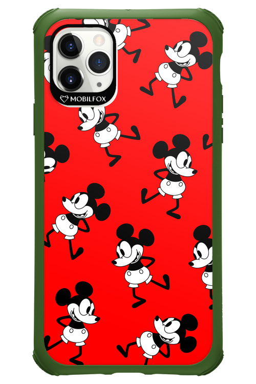 Iconic Mouse (red pattern) - Apple iPhone 11 Pro Max