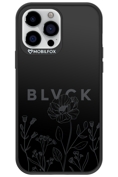 Black Flowers - Apple iPhone 13 Pro Max