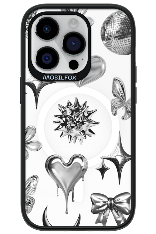 Silver Zone Transparent - Apple iPhone 14 Pro