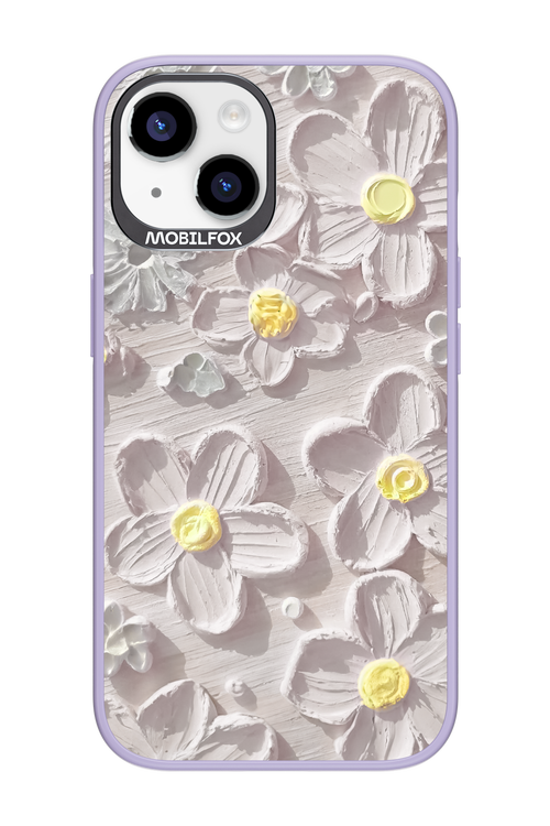 White Flowers - Apple iPhone 14