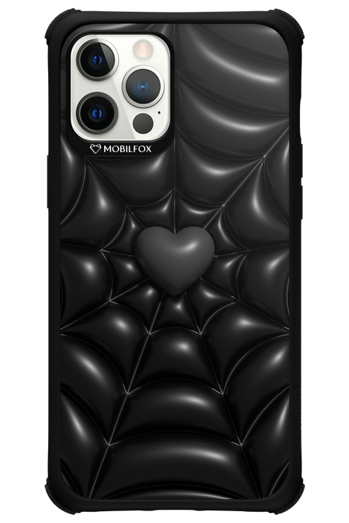 Black Spider Heart - Apple iPhone 12 Pro Max