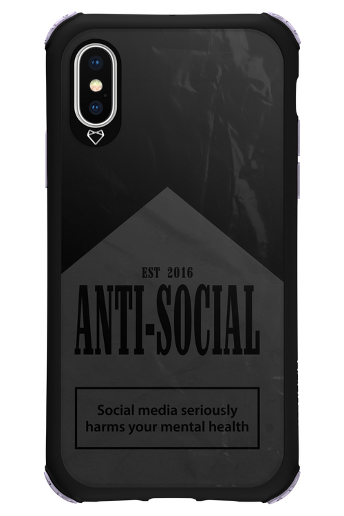 ANTI-SOCIAL (BLVCK) 2.0 - Apple iPhone X