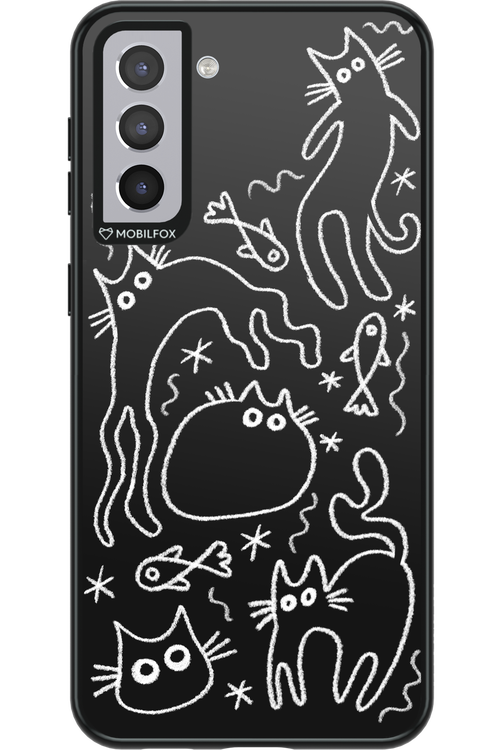 CHALK_CATS 2.0 - Samsung Galaxy S21+