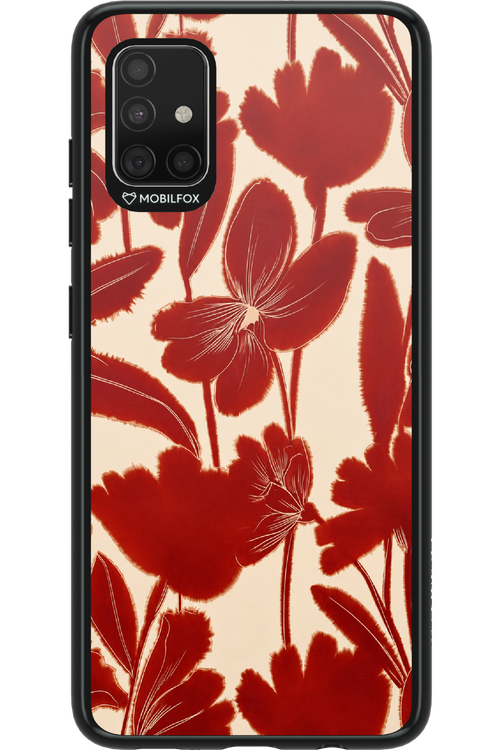 Burgundy Flowers 2.0 - Samsung Galaxy A51