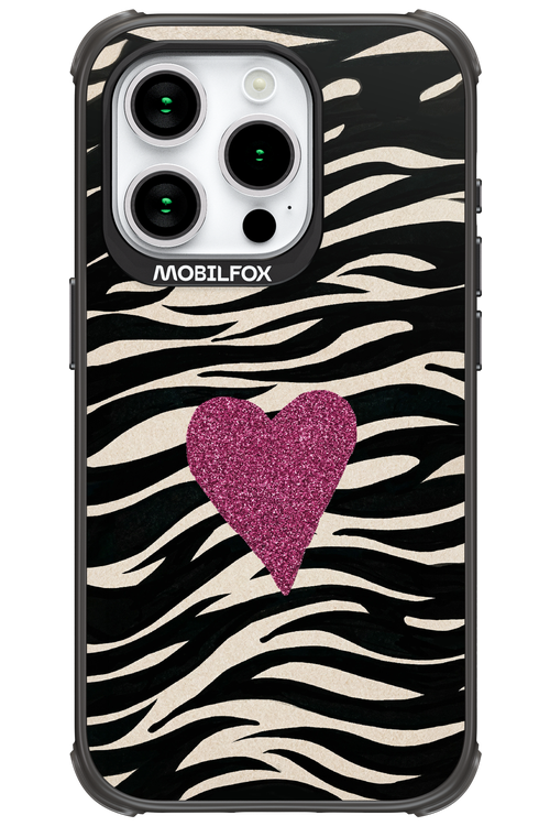 Zebra Heart 2.0 - Apple iPhone 15 Pro