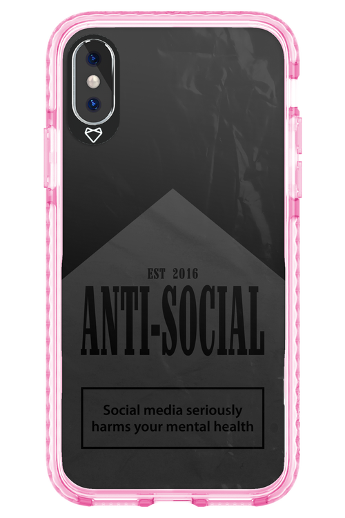 ANTI-SOCIAL (BLVCK) 2.0 - Apple iPhone X