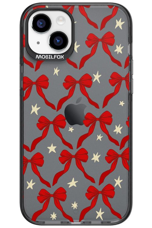 Bow & Stars (Transparent) - Apple iPhone 15 Plus