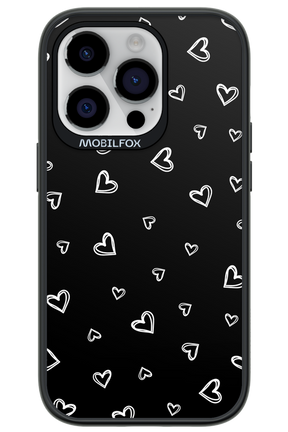 Monochrome Hearts 2.0 - Apple iPhone 14 Pro