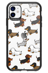Scary Dachshund (Transparent) - Apple iPhone 11
