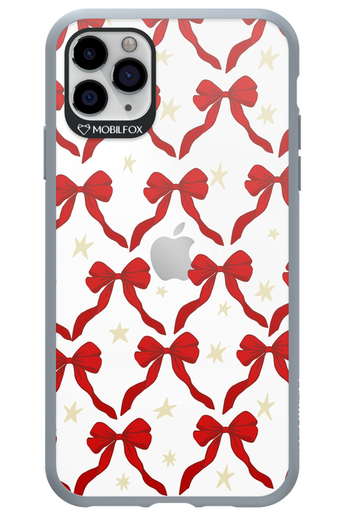 Bow & Stars (Transparent) - Apple iPhone 11 Pro Max
