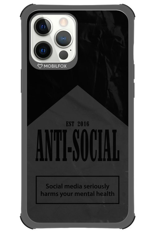 ANTI-SOCIAL (BLVCK) 2.0 - Apple iPhone 12 Pro Max