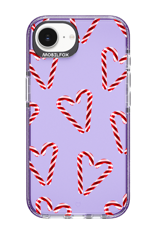 Candy Cane Hearts - Apple iPhone 16e