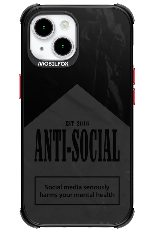 ANTI-SOCIAL (BLVCK) 2.0 - Apple iPhone 15