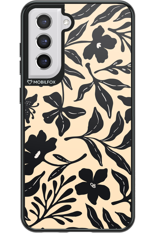 Black Flowers 2.0 - Samsung Galaxy S21 FE