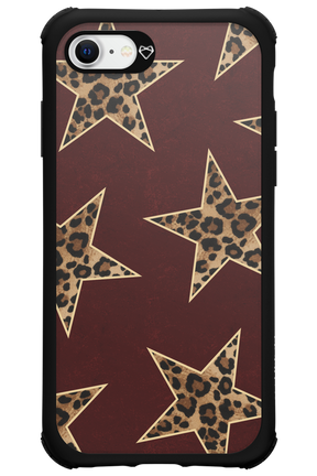 Wild Stars Burgundy - Apple iPhone SE 2022