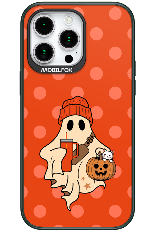 Ghost Girl (Orange) - Apple iPhone 15 Pro Max