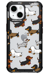 Scary Dachshund (Transparent) - Apple iPhone 15