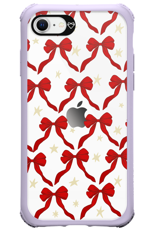 Bow & Stars (Transparent) - Apple iPhone SE 2020
