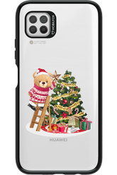 Christmas Bear (Transparent) - Huawei P40 Lite
