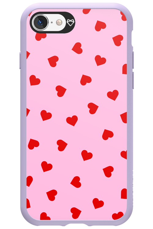 Sprinkle Heart Pink - Apple iPhone SE 2020