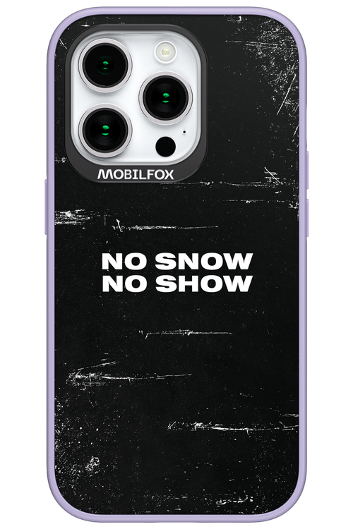 No snow, no show - Apple iPhone 15 Pro