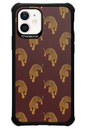 Burgundy Leopard Pattern - Apple iPhone 12