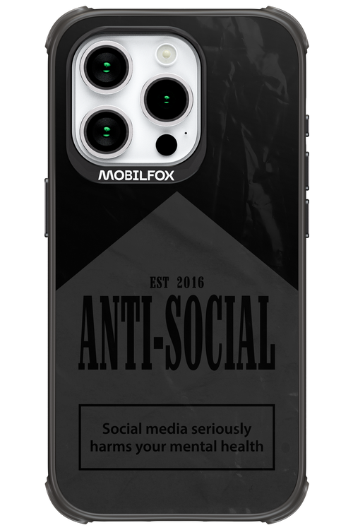 ANTI-SOCIAL (BLVCK) 2.0 - Apple iPhone 15 Pro
