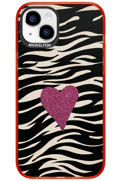 Zebra Heart 2.0 - Apple iPhone 15 Plus